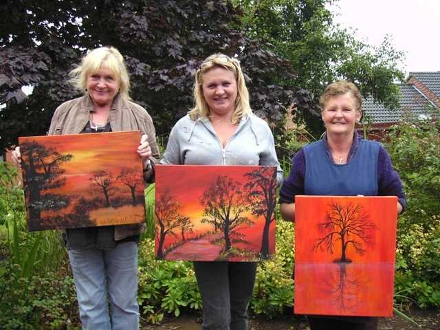 art class in shropshire with artist diane jennings